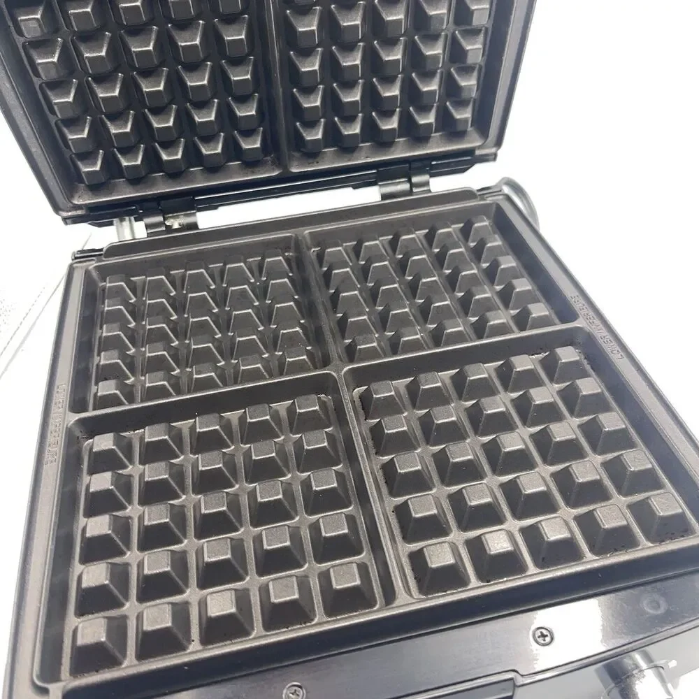 KRUPS Belgian Waffle Maker: Stainless Steel, Clean Plates -Tested